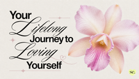 A delicate pink orchid with soft layered petals symbolizes self love embracing change and growth in life