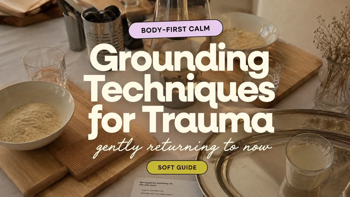Grounding Techniques for Trauma: Gently Returning to Now