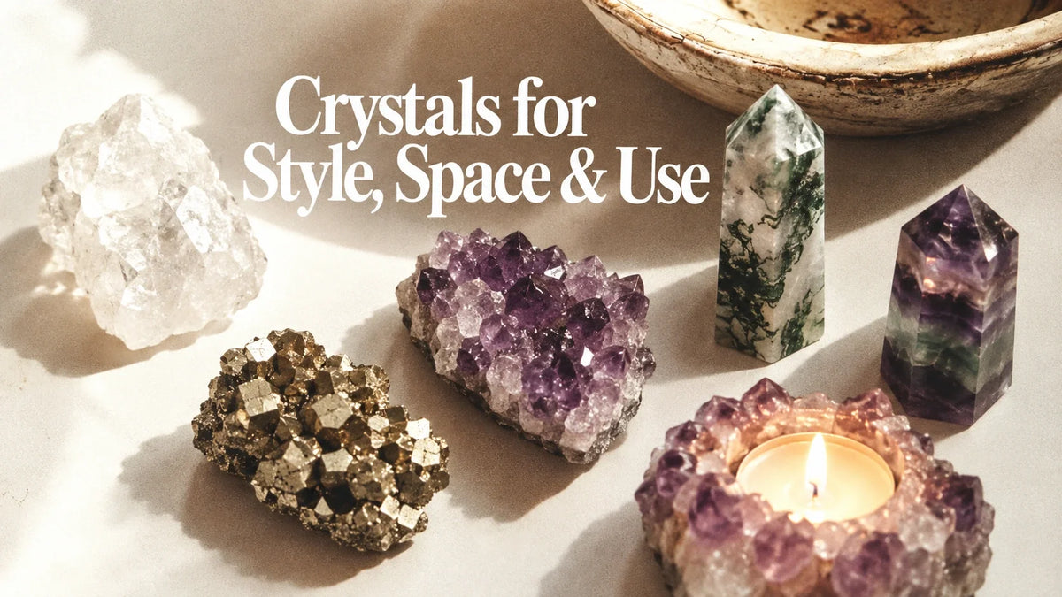 How to Choose a Crystal for Your Space: A Practical, No-Pressure Guide