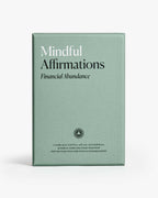 Front of the Mindful Affirmations for Financial Abundance storage box.