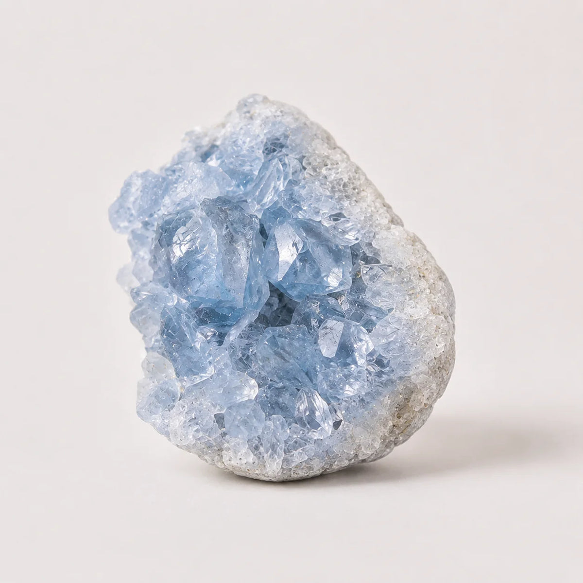LumaStone natural kyanite crystal cluster raw ore, a decorative geometric crystal ornament.