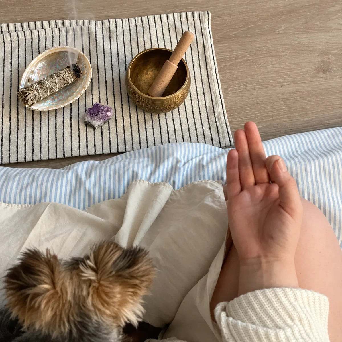 StillAura handmade copper singing bowl from Nepal, perfect for yoga and meditation, enhancing home decor.