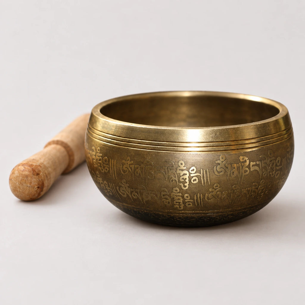 StillAura handmade copper singing bowl, perfect for yoga, meditation, or as home decor.