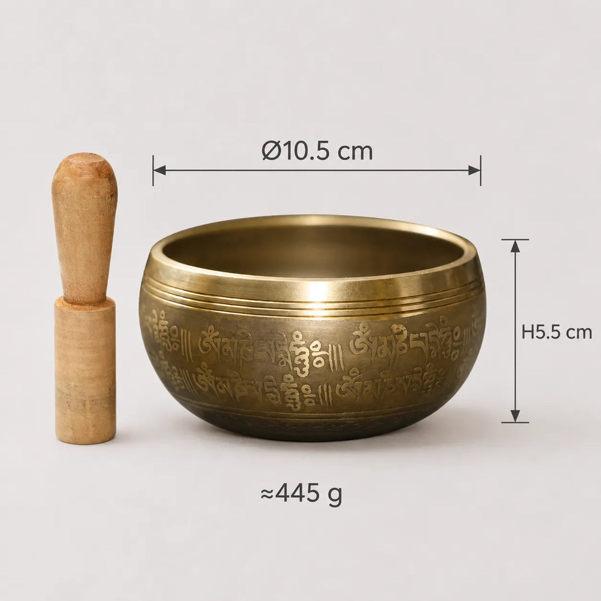 StillAura handmade copper singing bowl from Nepal, perfect for yoga and meditation, enhancing home decor.