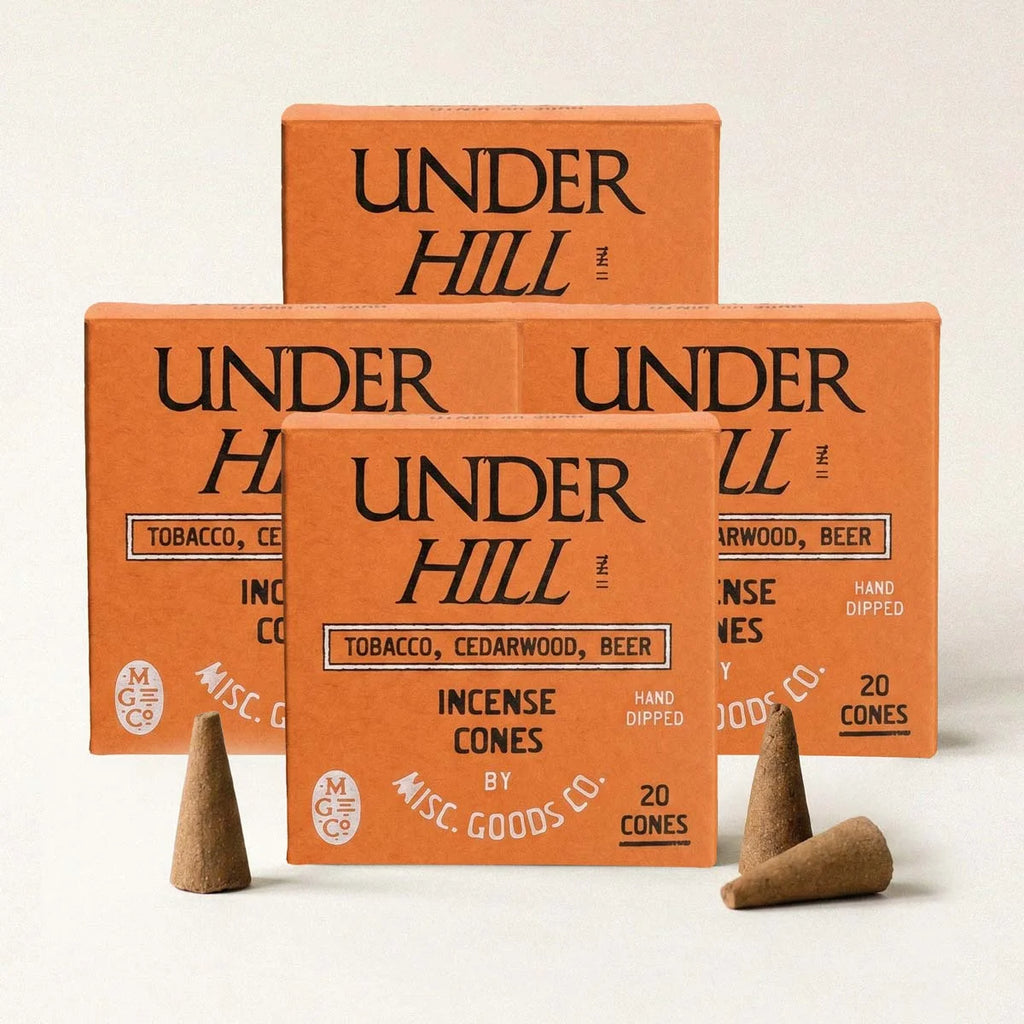 Four-pack of Misc. Goods Co. Underhill Cone Incense