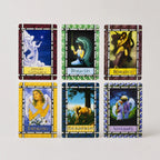 Moonveil Angels Oracle Cards, Healing With the Angels divination card deck, coated paper cards.