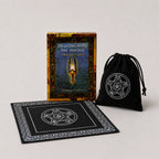 Moonveil Angels Oracle Cards, a vibrant divination card deck for Healing With the Angels, made of coated paper.