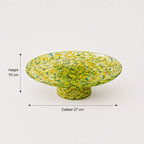 StillAura decorative stained glass aromatherapy candle tray; elegant fragrance accessory & candle holder.