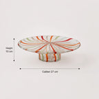 StillAura decorative stained glass aromatherapy candle tray; a unique fragrance accessory and candle holder.