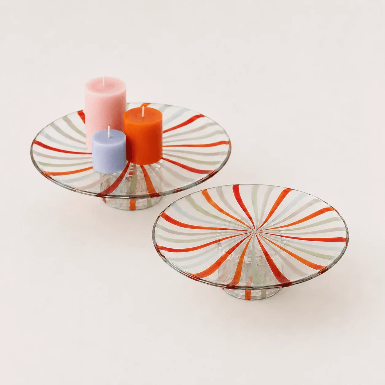 StillAura stained glass aromatherapy candle tray; decorative accessory in vibrant colors for fragrance.
