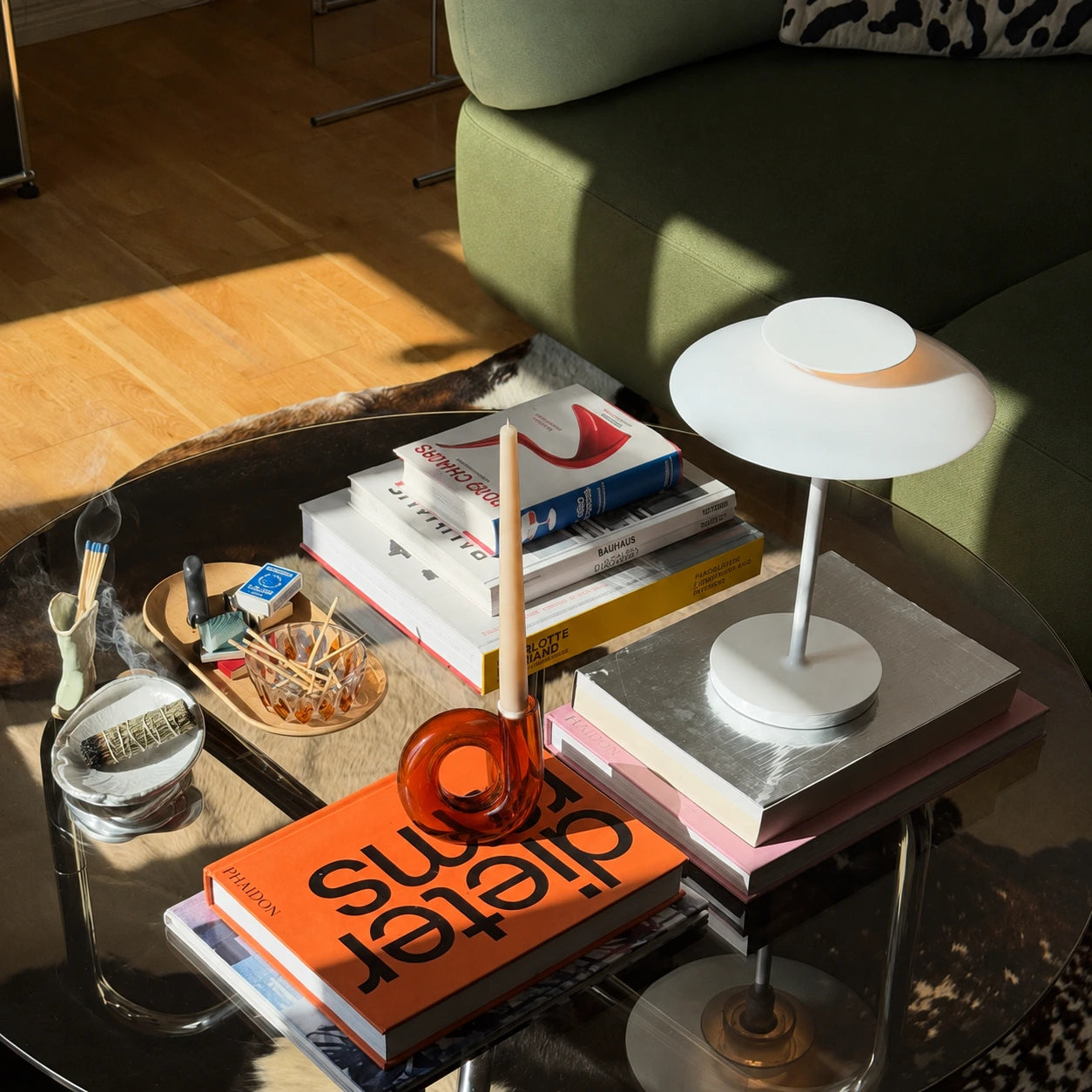 StillAura Nordic Style Glass Candle Holder, elegant clear glass branch design, perfect for Coffee table decor.