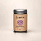 Paavani Ayurveda Women’s Blend herbal tea tin