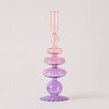 StillAura airbrushed glass candle holder, elegant minimalist decor for a subtle glow.
