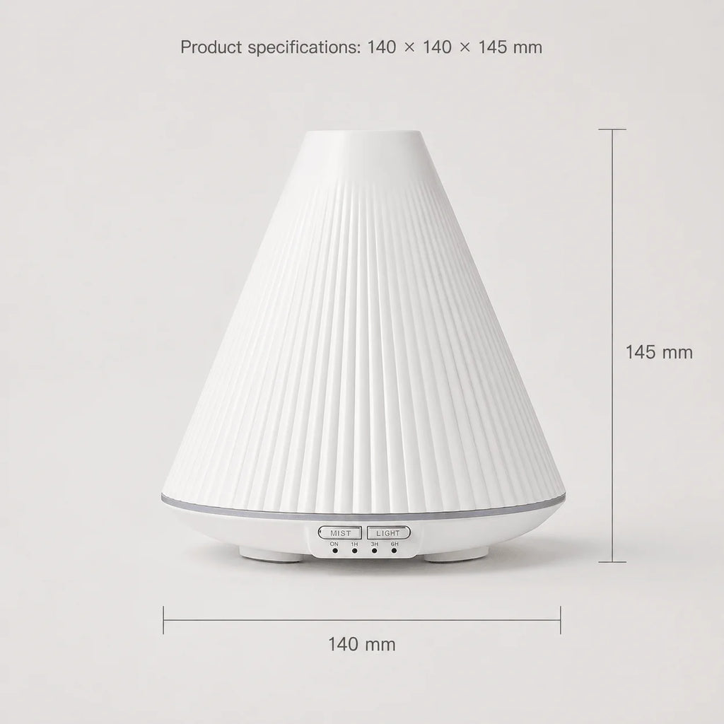 StillAura 160 ml aromatherapy humidifier, white, sleek design, ideal for home fragrance diffusion.