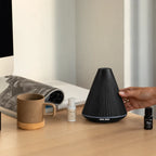 StillAura 160 ml aromatherapy humidifier, white, sleek design, ideal for home fragrance diffusion.