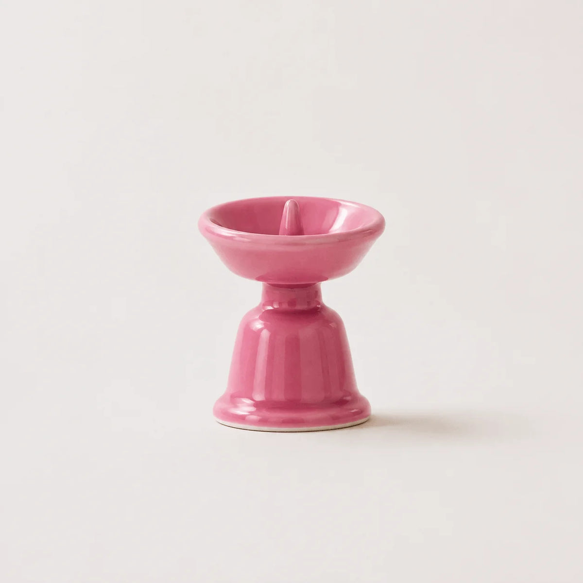 StillAura pink ceramic mini candle holder, a Nordic-style branch candlestick for decorative home accents.