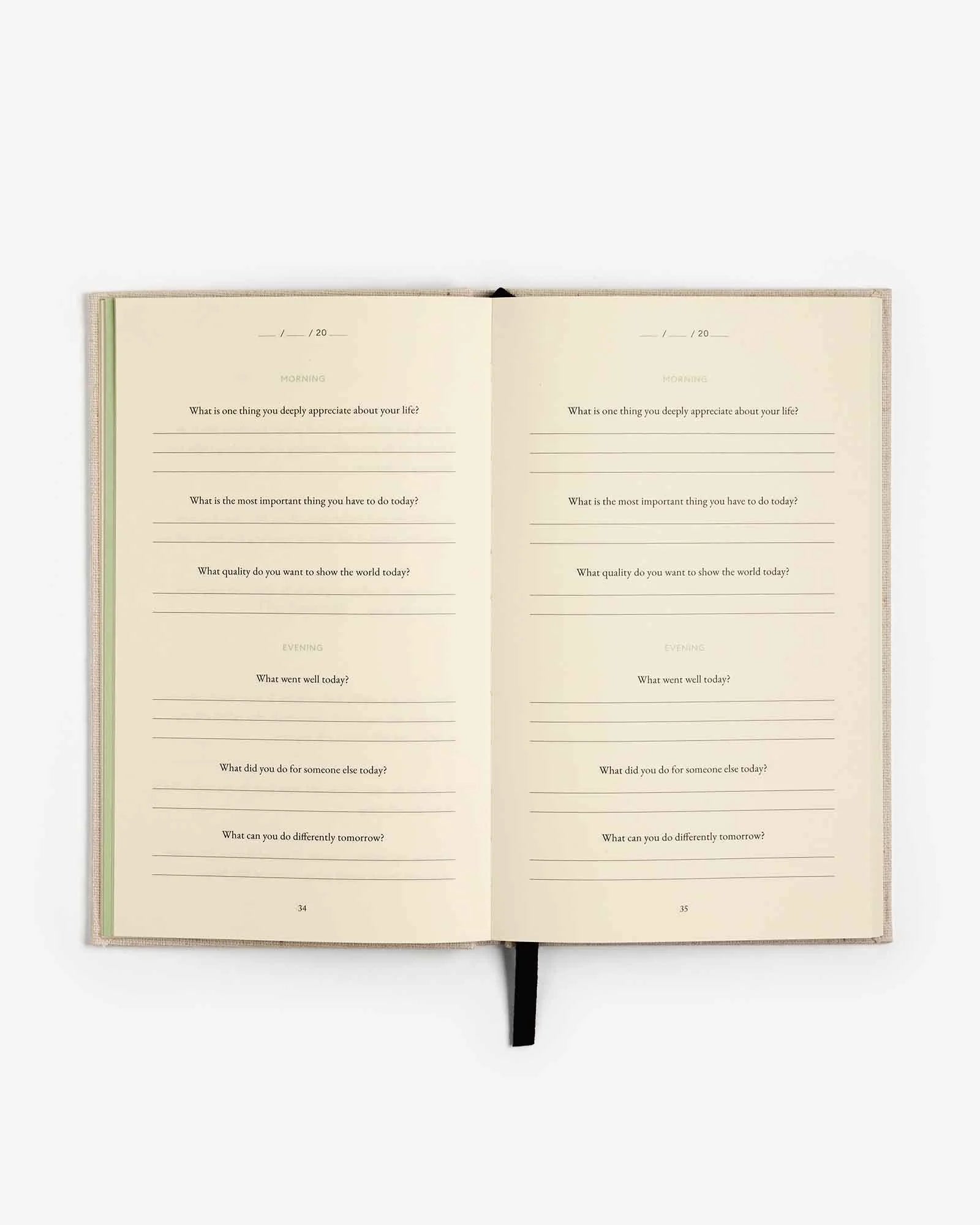 Intelligent Change Three Question Journal with premium detail