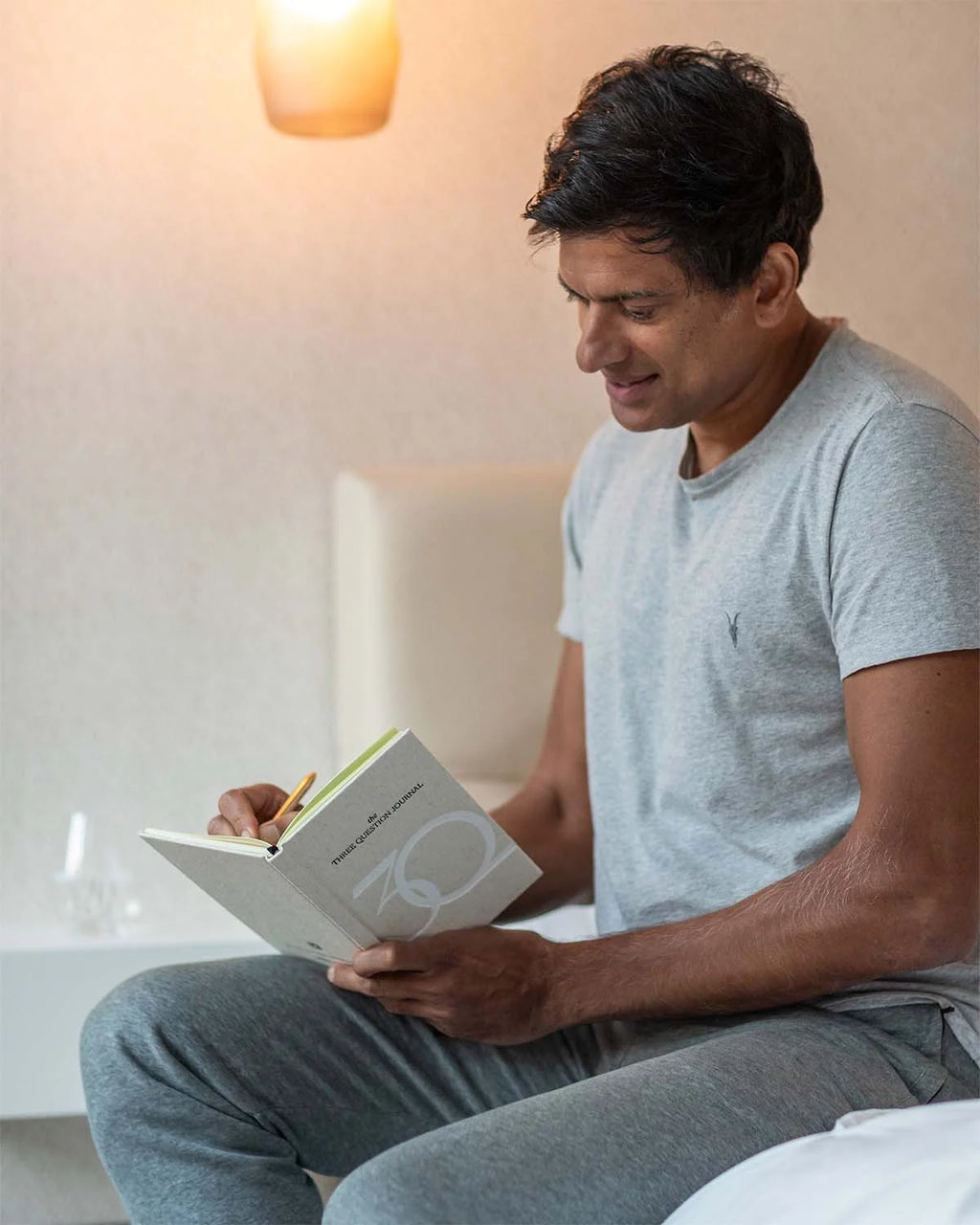 Dr. Rangan Chatterjee with the Exclusive Three Question Journal