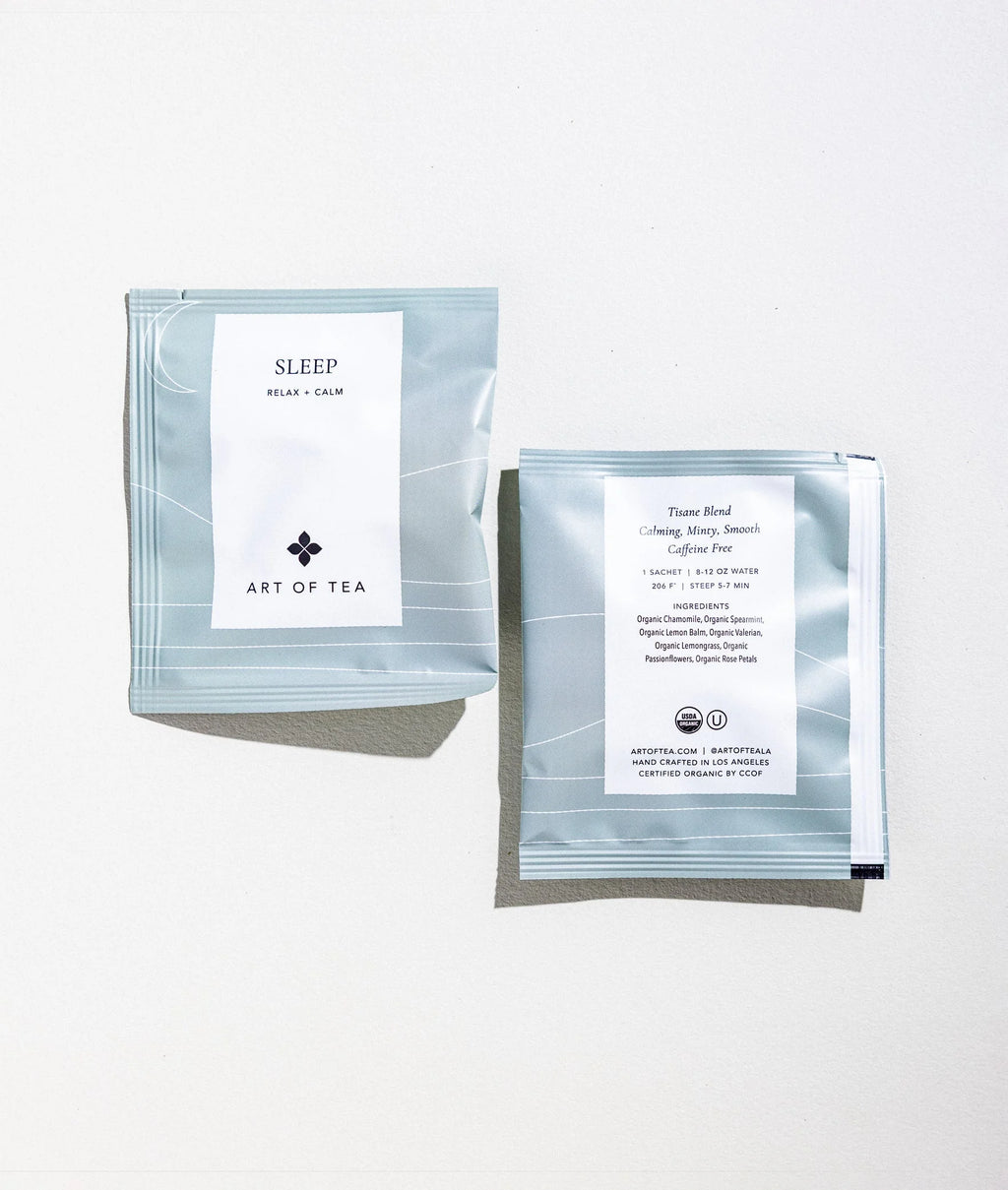 Art of Tea Sleep pyramid tea sachets