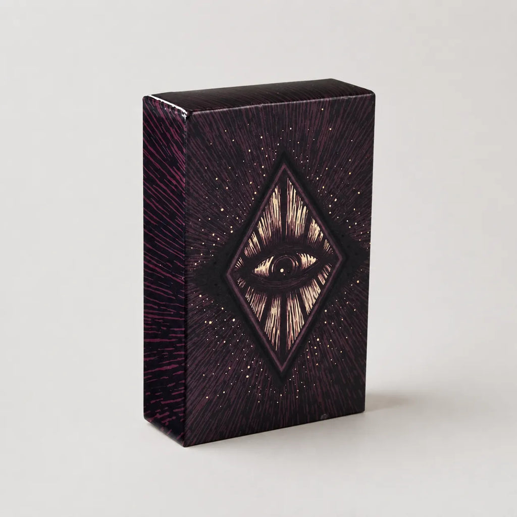 Moonveil Flare tarot cards, full 78-card English divination deck, perfect for family card reading.