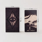 Moonveil Flare tarot cards, English 78-card divination deck for family readings