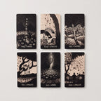 Moonveil Flare tarot cards, 78-card English divination deck for family readings, showing detailed artwork.