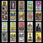 Moonveil Tarot Divination PVC glossy surface stickers, perfect for mystical tarot card journaling and crafts.