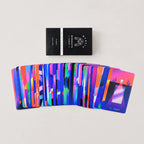 Moonveil Mystic Mondays tarot deck, vibrant 78 coated paper cards for divination readings.