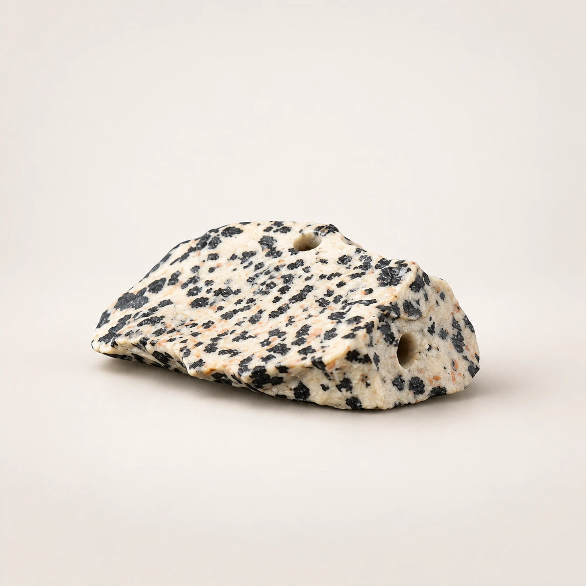 LumaStone Natural Stone Incense Holder – Spotted stone variant