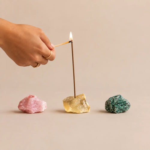 LumaStone Natural Stone Incense Holder 