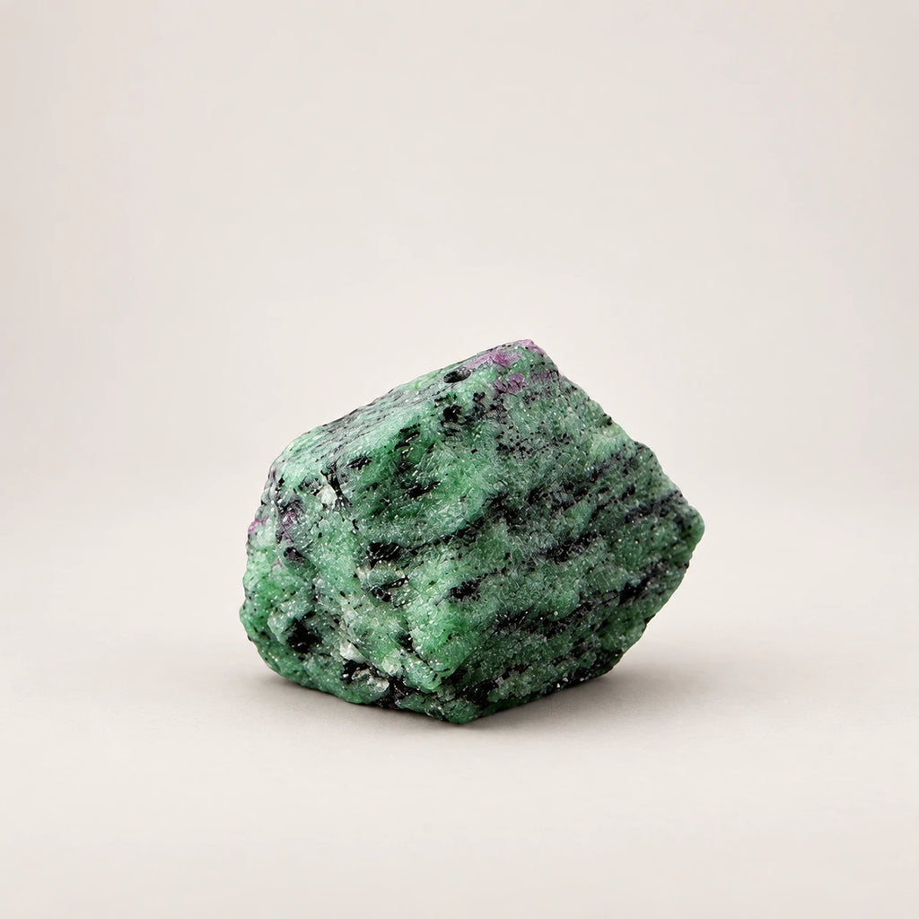 LumaStone Natural Stone Incense Holder – Red and green treasure variant