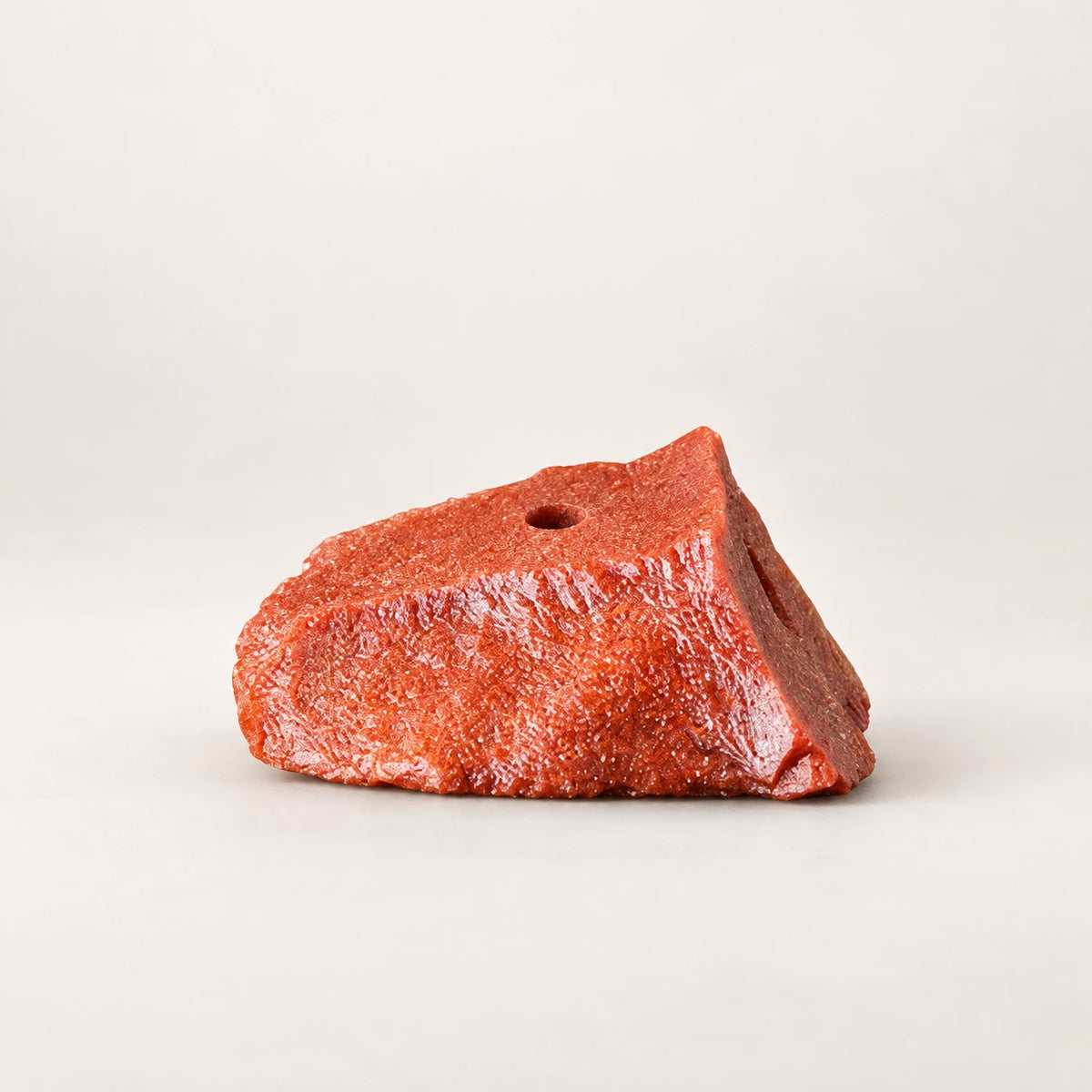 LumaStone Natural Stone Incense Holder – Red gold sand variant