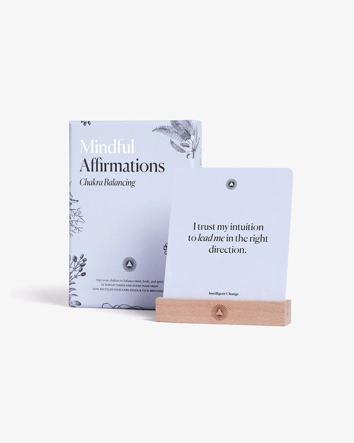 Mindful Affirmations for Chakra Balancing card deck by Intelligent Change