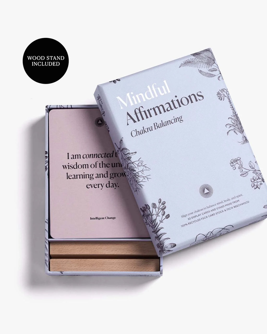 Mindful Affirmations for Chakra Balancing card deck by Intelligent Change
