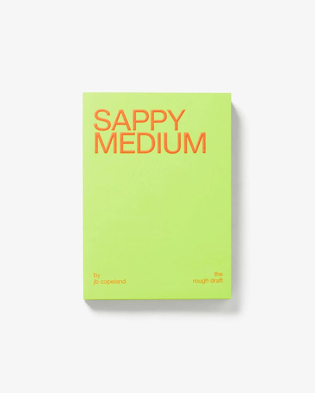 Intelligent Change Sappy Medium book front cover showing rough draft style
