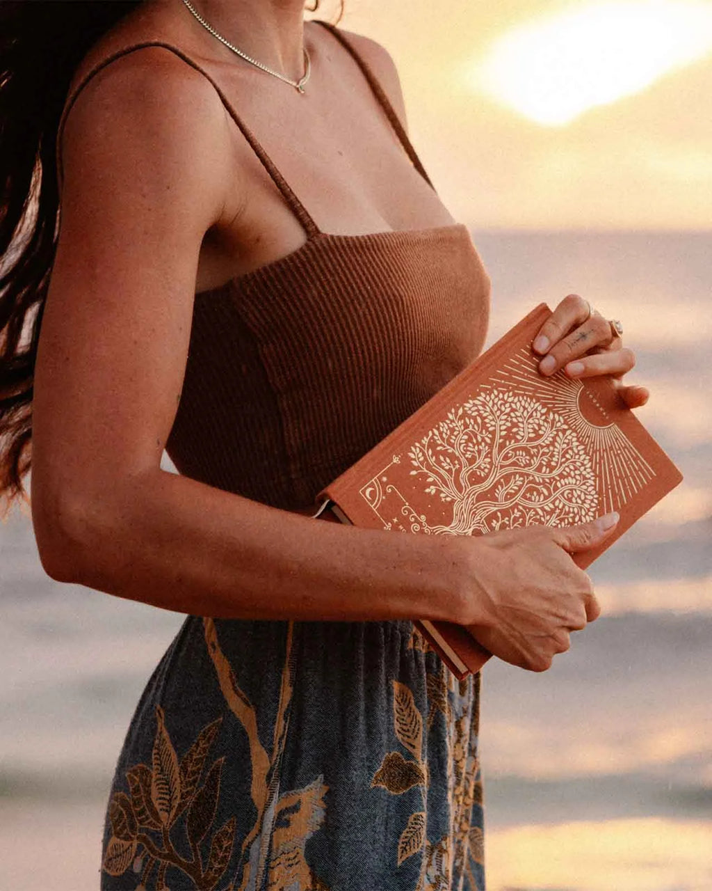 Notes to Mindfulness Journal in Sunset Orange