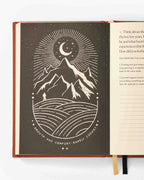 Sunset Orange Notes to Mindfulness Journal interior pages