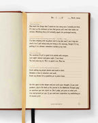 Sunset Orange Notes to Mindfulness Journal detail