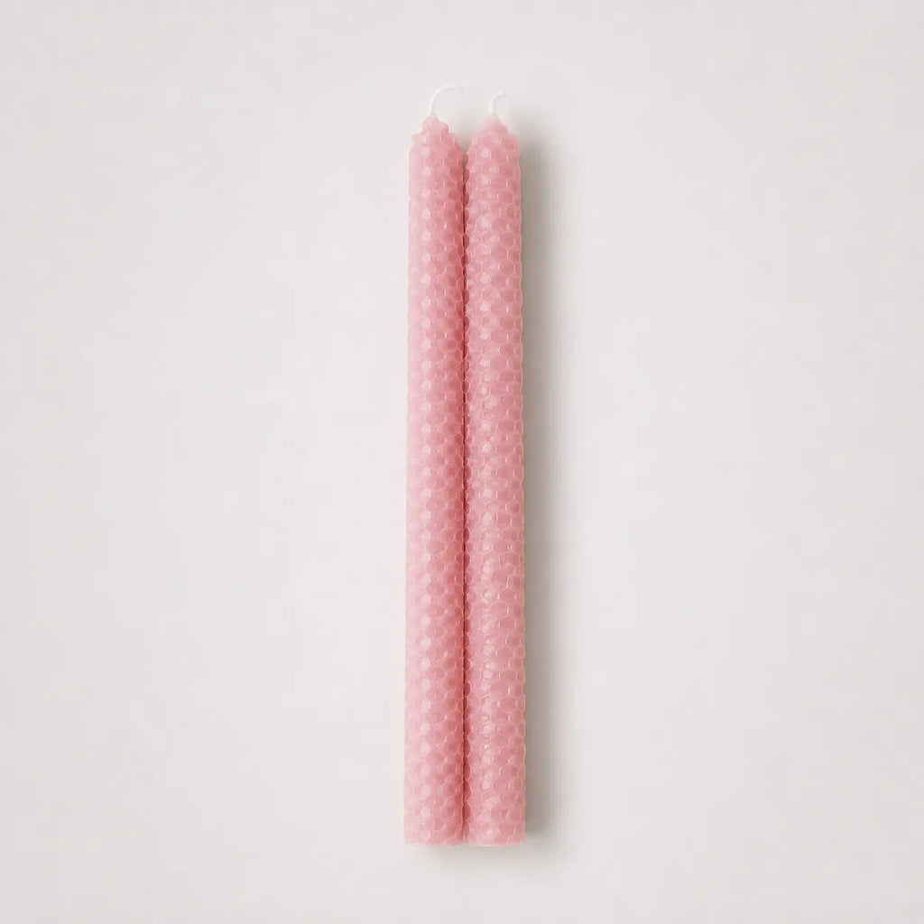 StillAura beeswax taper candle set, 25cm decorative candles for living room decor.