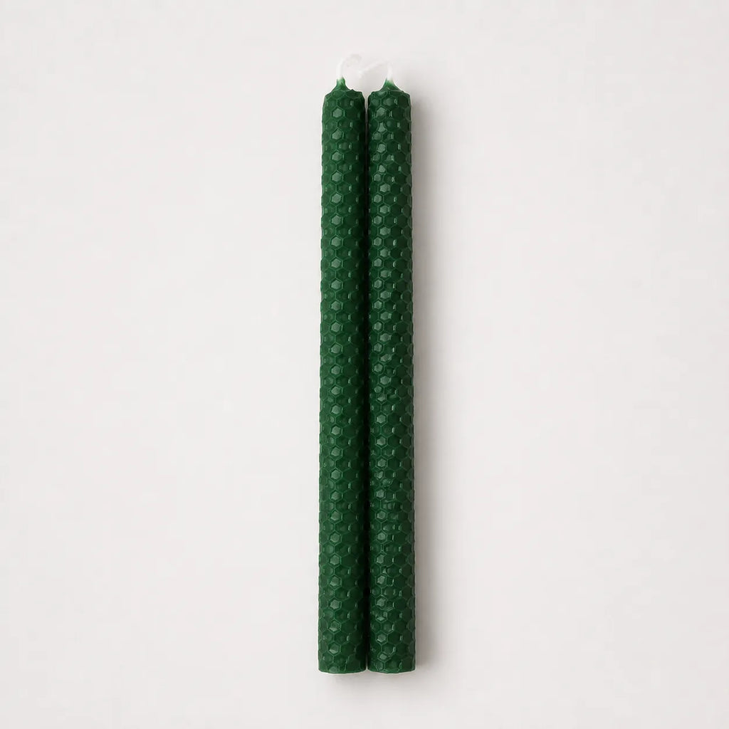 StillAura beeswax taper candle set, 25 cm, natural decorative candles perfect for living room decor.