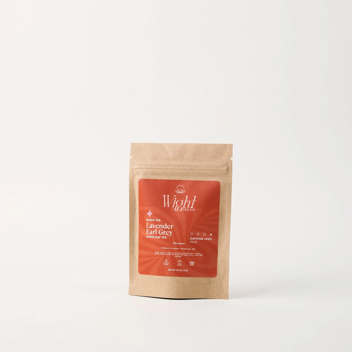 Wight Tea Company Lavender Earl Grey sampler pouch