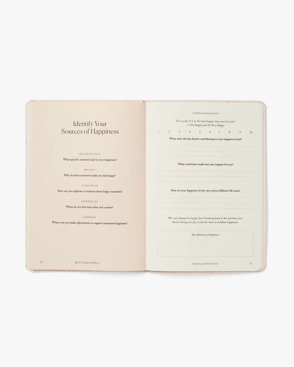 Intelligent Change Best Year Journal Essential Blue reflection section