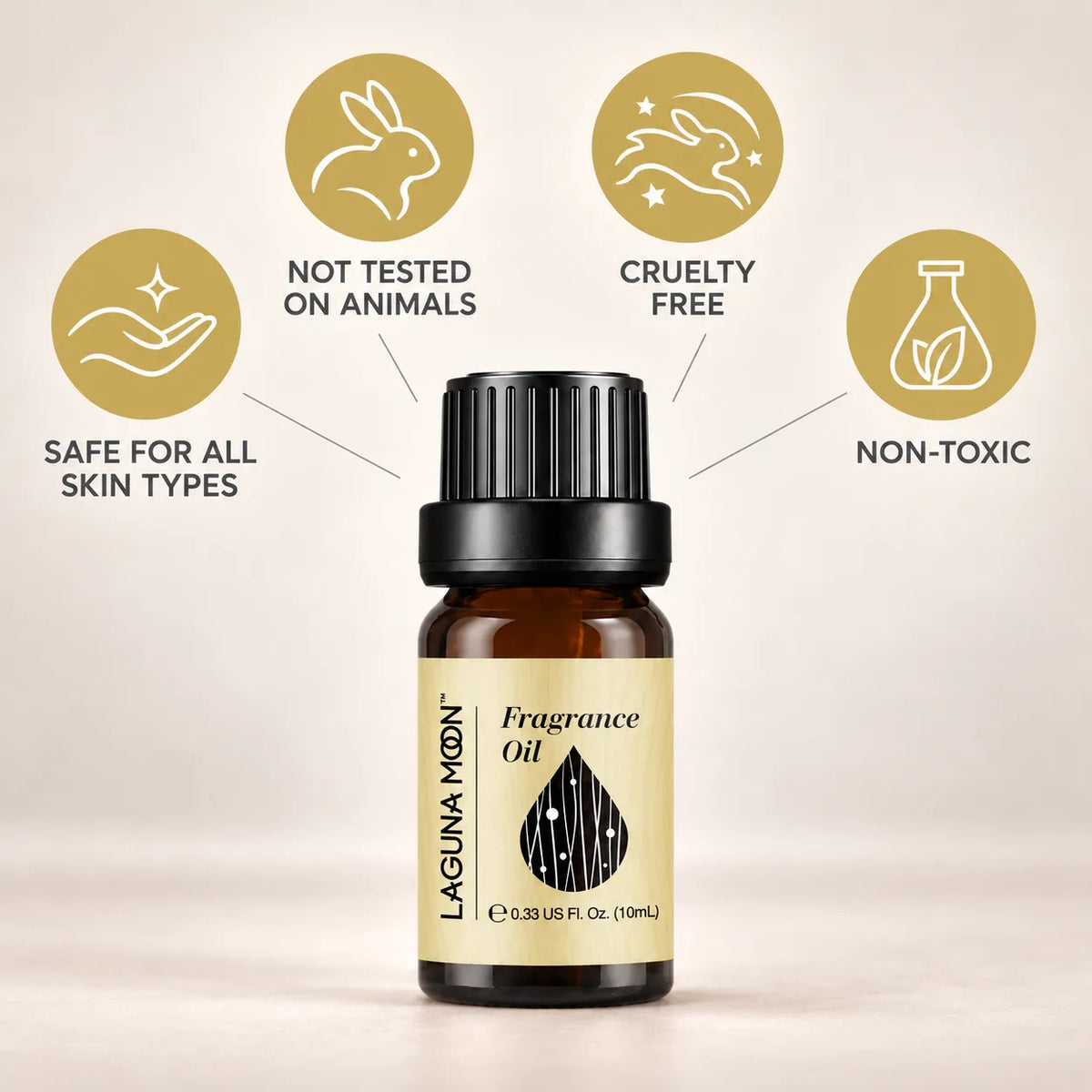 StillAura Lagunamoon 10ml fragrance oil for home fragrance devices. Premium scented oil in a small bottle.