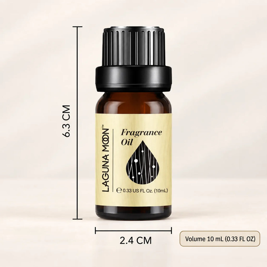 StillAura Lagunamoon 10 ml fragrance oil, a small amber bottle for home fragrance devices.