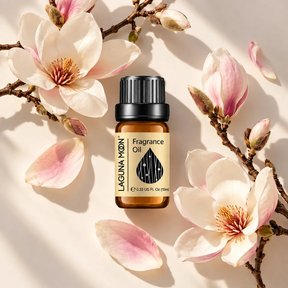StillAura Lagunamoon 10 ml fragrance oil bottle, perfect for home scent diffusers and fragrance devices.