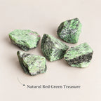 Natural red green treasure rough diffuser stones.