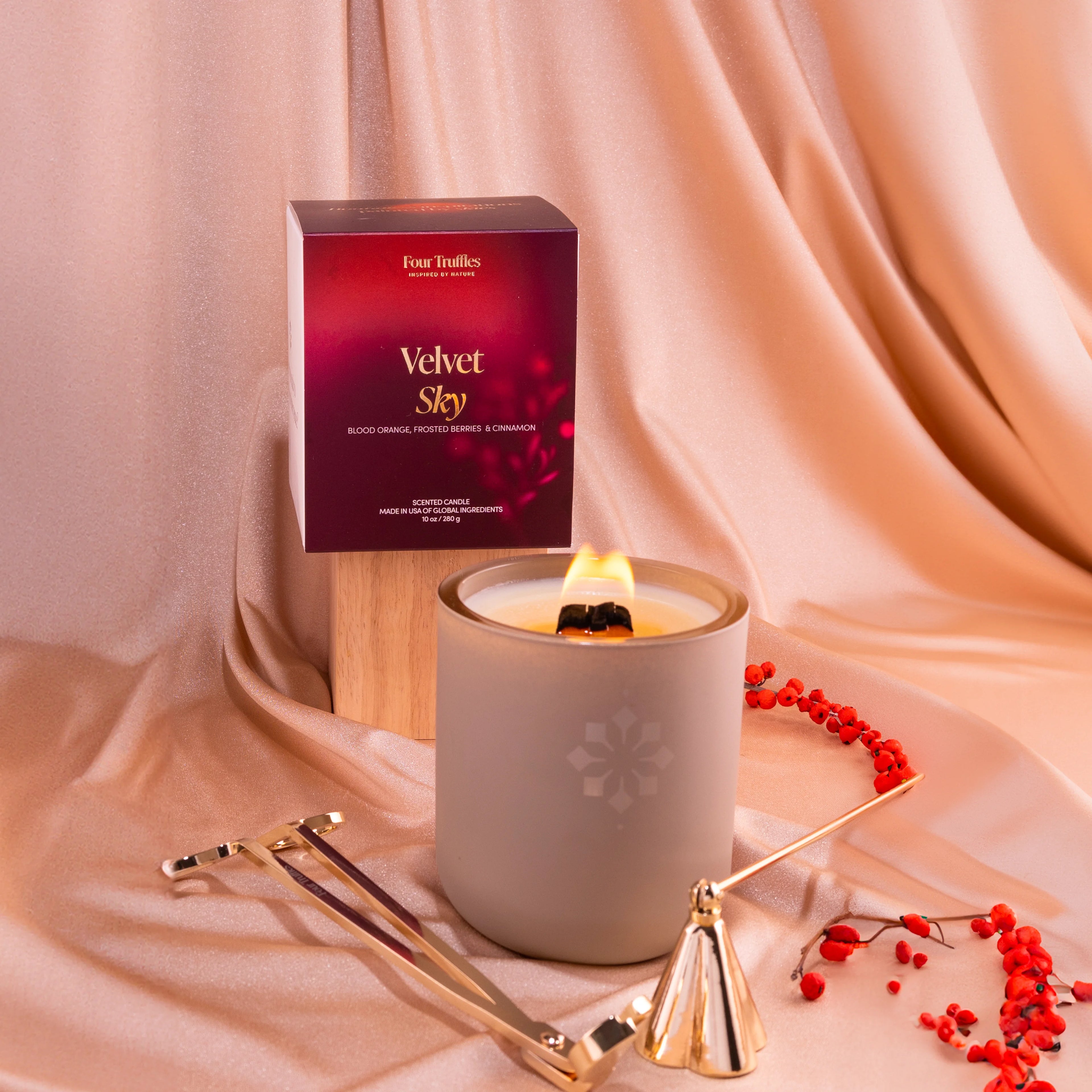 Velvet Sky Candle by Four Truffles