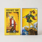 Moonveil Spanish Bilingual Knight Tarot deck, blue 78 card divination cards for English speakers.
