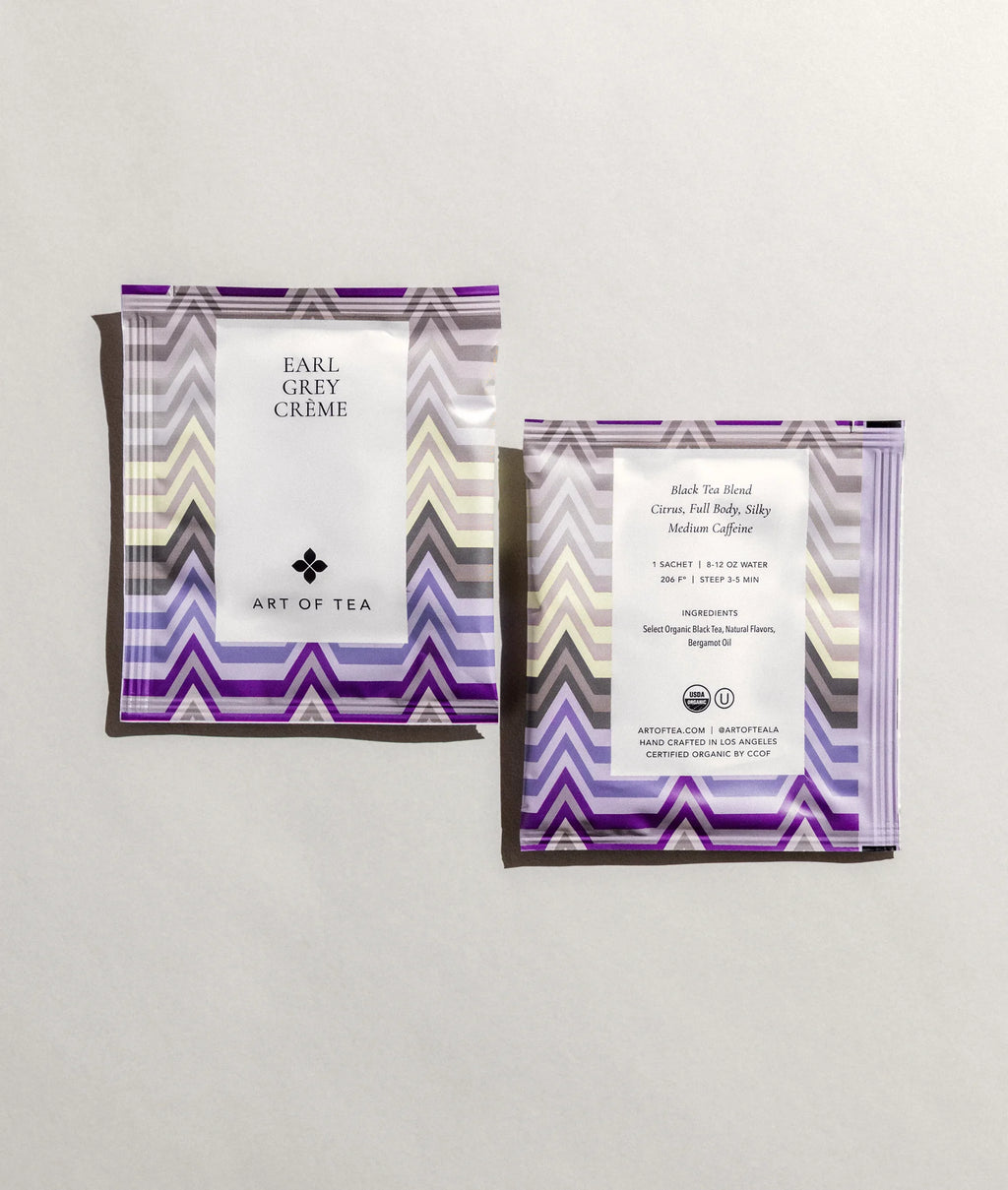 Art of Tea Earl Grey Crème pyramid tea sachets