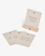 Intelligent Change Mindful Affirmations for Women cards with wooden stand
